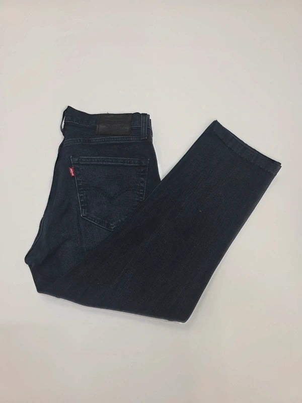 Levi's 511 Slim Fit Jeans W34 L34 Dark Wash Blue Denim Men's Made In Egypt