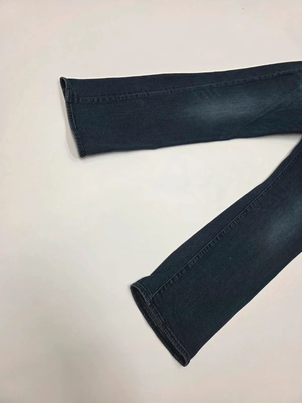 Levi's 511 Slim Fit Jeans W38 L32 Dark Blue Denim Men's Straight Leg