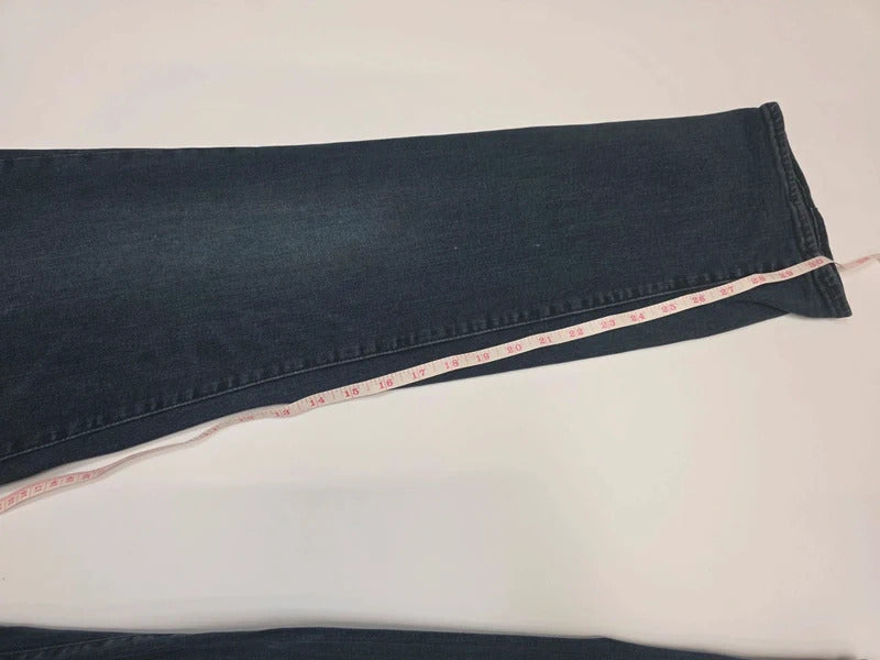 Levi's 511 Slim Fit Jeans W38 L32 Dark Blue Denim Men's Straight Leg