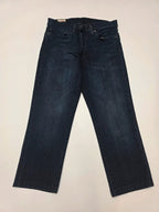Levi's 511 Slim Fit Jeans W34 L34 Dark Wash Blue Denim Men's Made In Egypt
