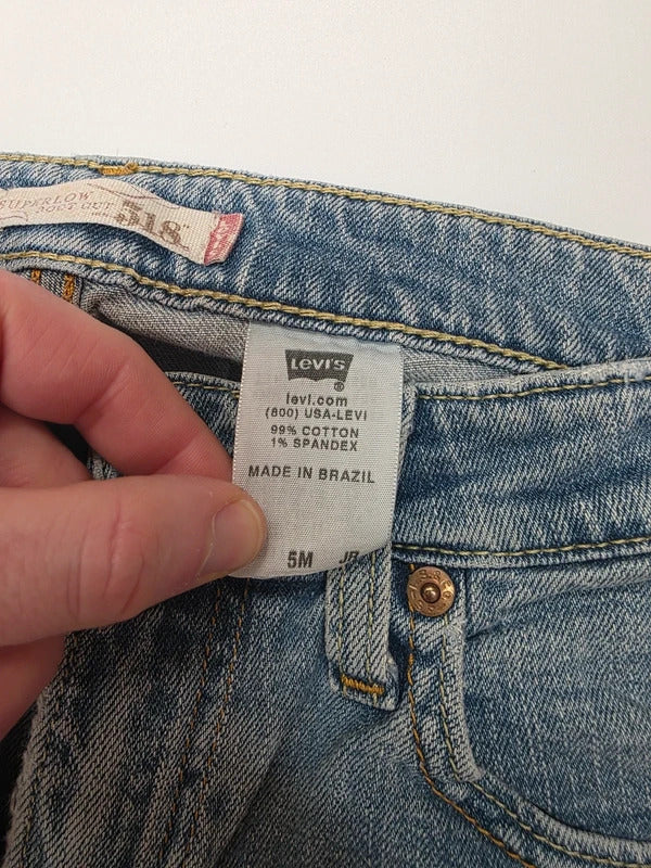 Levi's Superlow Bootcut Jeans W28 L30 Y2K Low Rise Flare Denim