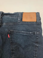 Levi's 511 Slim Fit Jeans W38 L32 Dark Blue Denim Men's Straight Leg