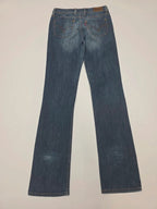 Levi's 627 Straight Fit Jeans W28 L34 Women's Blue Stretch Denim