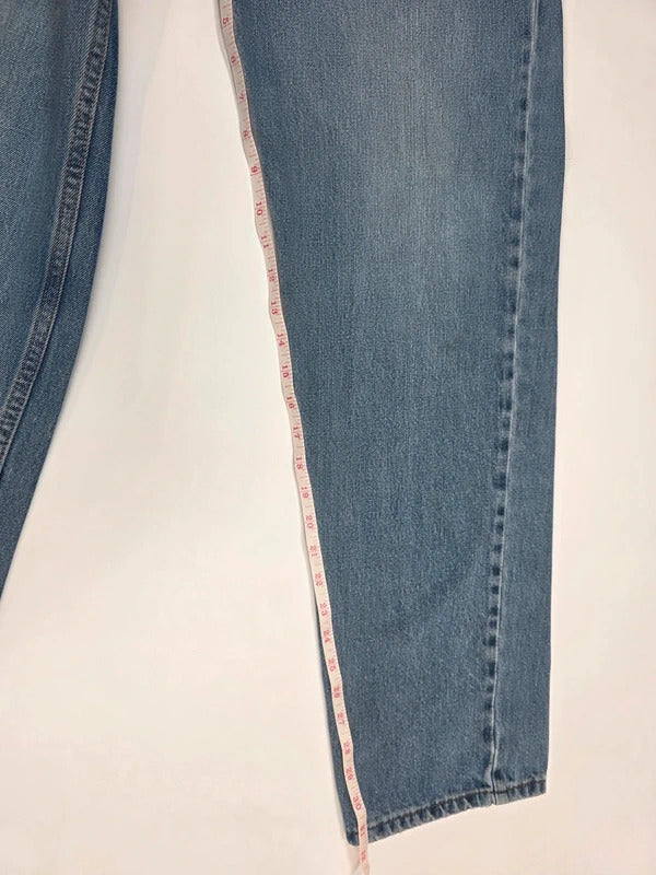 Levi Strauss Signature Relaxed Fit Jeans W34 L34 Blue Denim Men's 100% Cotton