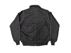 Vintage Style Carhartt Detroit Jacket: Black wash Canvas Workwear Coat