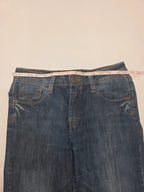 Levi's 627 Straight Fit Jeans W28 L34 Women's Blue Stretch Denim