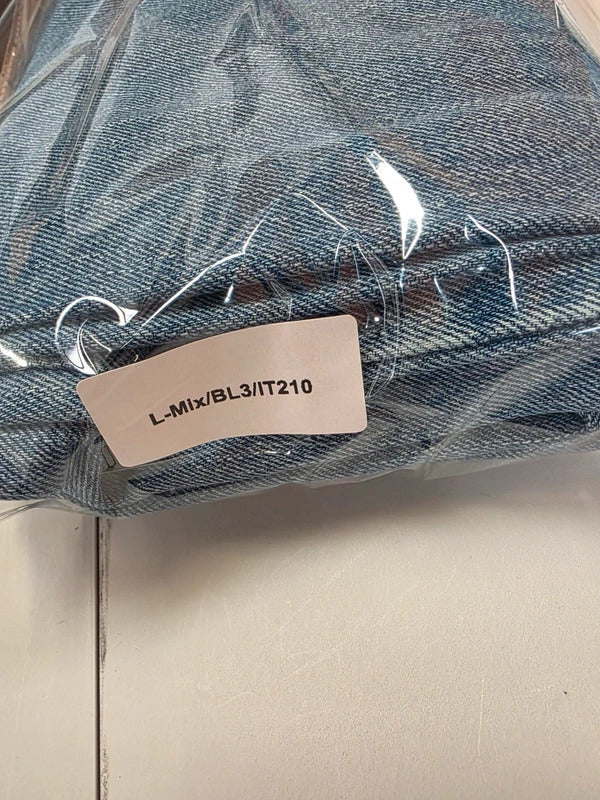Levi Strauss Signature Relaxed Fit Jeans W34 L34 Blue Denim Men's 100% Cotton