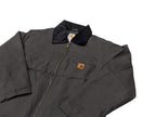 Vintage Style Carhartt Detroit Jacket: Faded Stone wash Canvas Workwear Coat