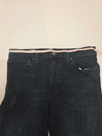 Levi's 511 Slim Fit Jeans W34 L34 Dark Wash Blue Denim Men's Made In Egypt