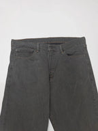 Levi's 505 Regular Fit Straight Leg Grey Jeans W38 L34 Denim