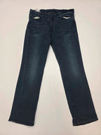 Levi's 511 Slim Fit Jeans W38 L32 Dark Blue Denim Men's Straight Leg