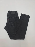 Levi's 512 Slim Taper Jeans Black Denim W31 L27 Men's