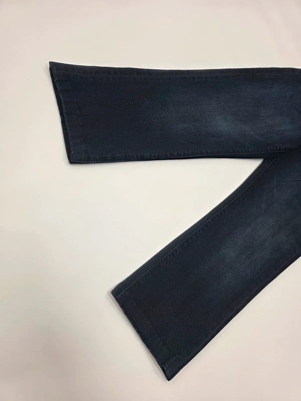 Levi's 511 Slim Fit Jeans W34 L34 Dark Wash Blue Denim Men's Made In Egypt