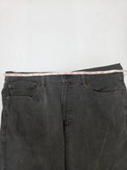 Levi's 505 Regular Fit Straight Leg Grey Jeans W38 L34 Denim
