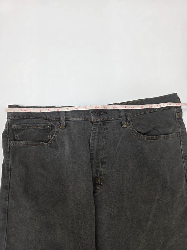 Levi's 505 Regular Fit Straight Leg Grey Jeans W38 L34 Denim