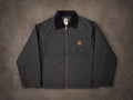 Vintage Style Carhartt Detroit Jacket: Faded Stone wash Canvas Workwear Coat