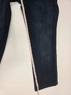 Levi's 511 Slim Fit Jeans W34 L34 Dark Wash Blue Denim Men's Made In Egypt