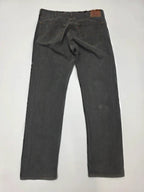 Levi's 505 Regular Fit Straight Leg Grey Jeans W38 L34 Denim