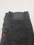 Levi's 512 Slim Taper Jeans Black Denim W31 L27 Men's