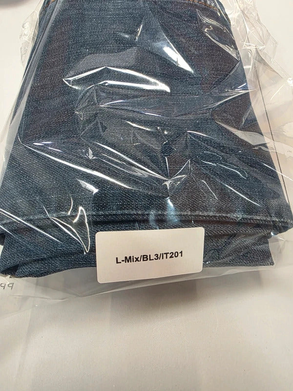 Levi's 627 Straight Fit Jeans W28 L34 Women's Blue Stretch Denim
