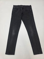 Levi's 512 Slim Taper Jeans Black Denim W31 L27 Men's