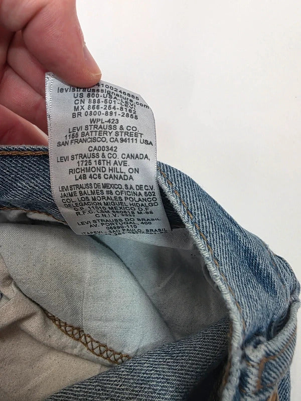 Levi Strauss Signature Relaxed Fit Jeans W34 L34 Blue Denim Men's 100% Cotton