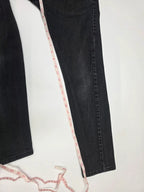 Levi's 512 Slim Taper Jeans Black Denim W31 L27 Men's