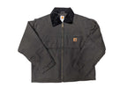 Vintage Style Carhartt Detroit Jacket: Faded Stone wash Canvas Workwear Coat