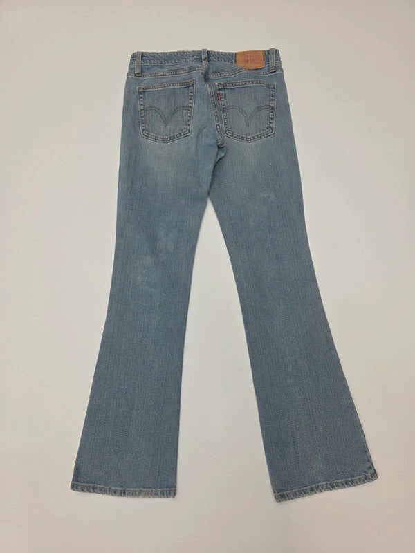 Levi's Superlow Bootcut Jeans W28 L30 Y2K Low Rise Flare Denim